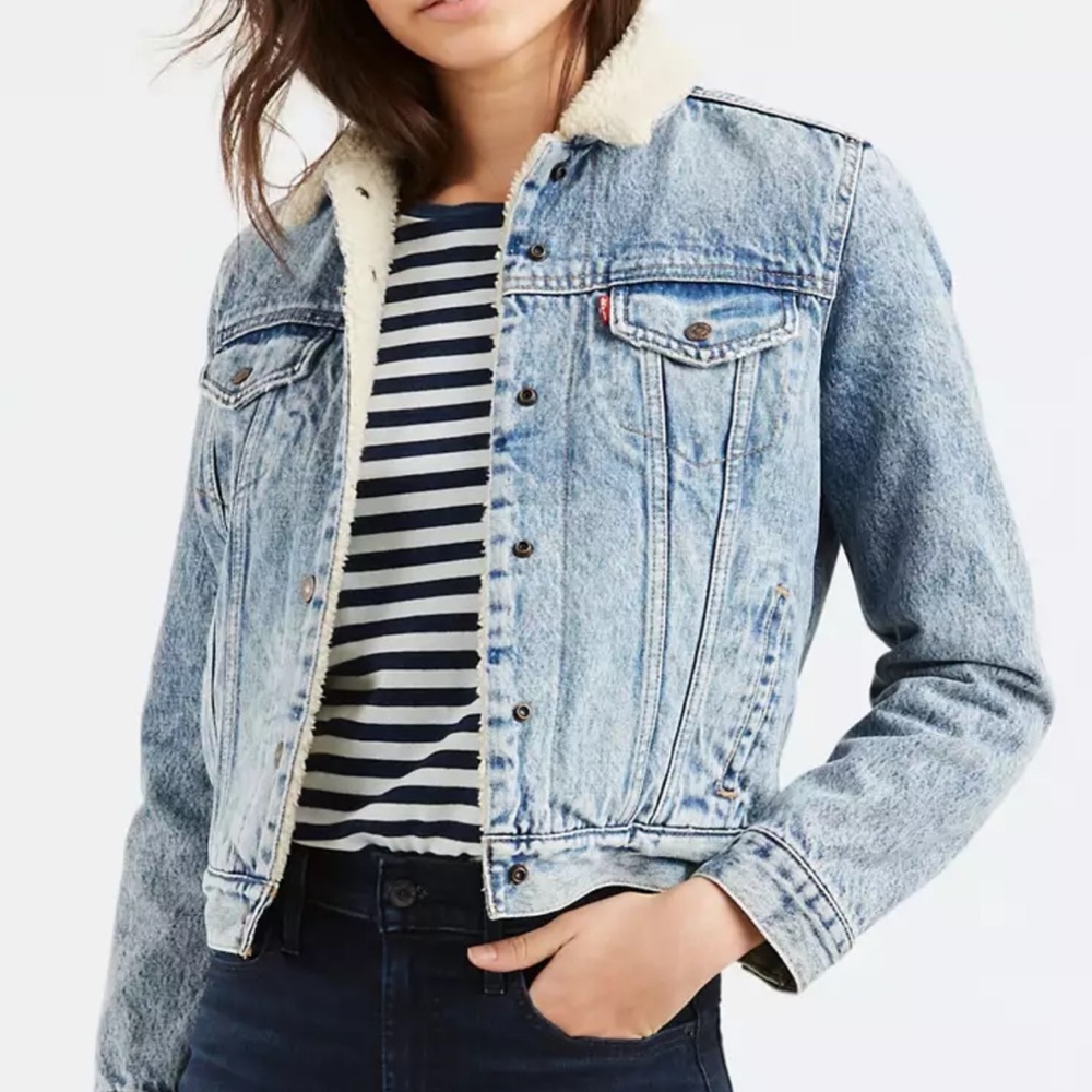 Levi Sherpa Trucker Jacket